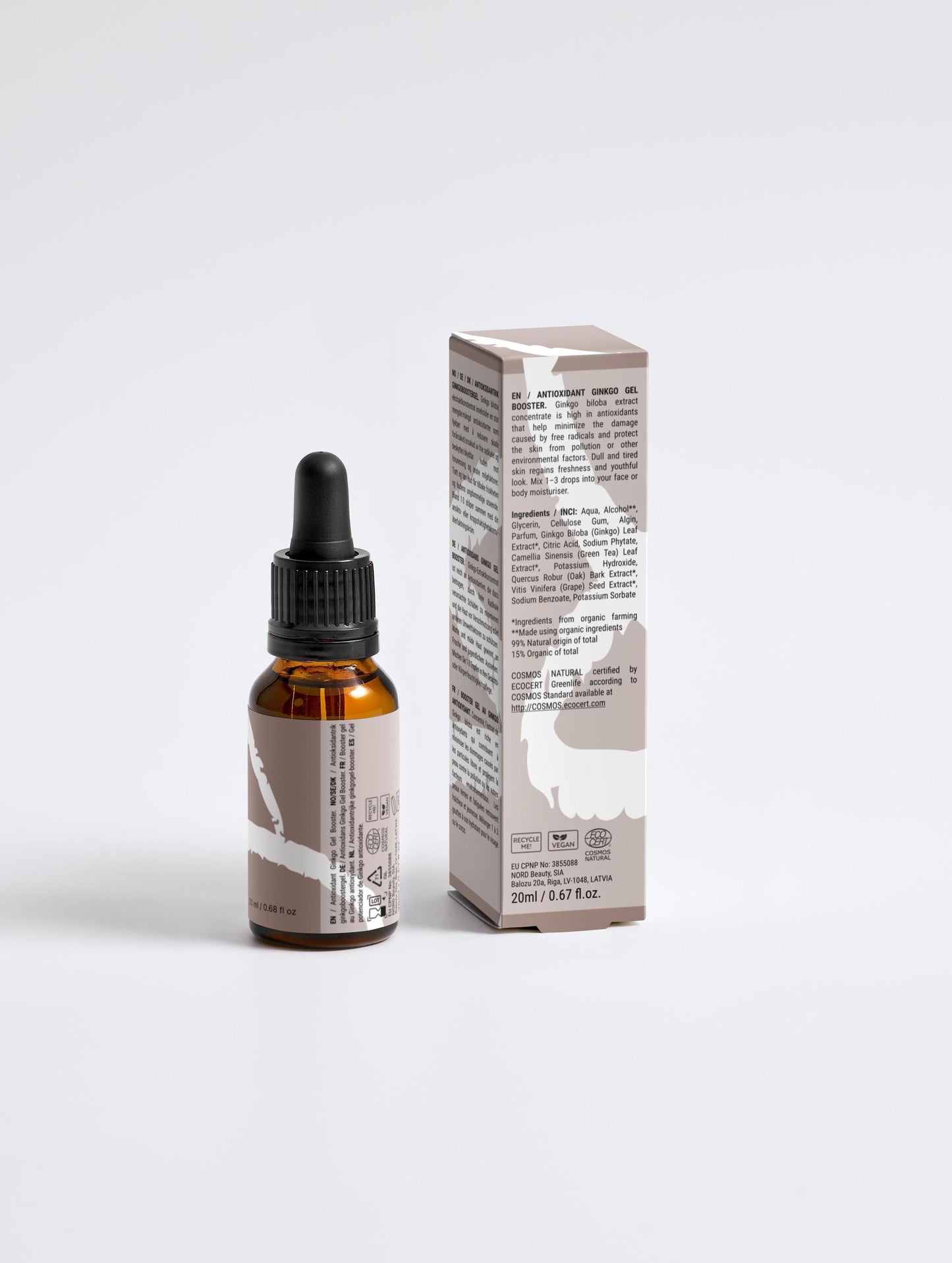 Antioxidant Ginkgo Gel Booster